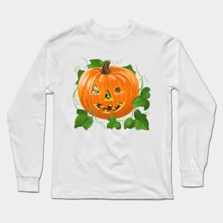 Happy Halloween Jack-o-Lantern Long Sleeve T-Shirt